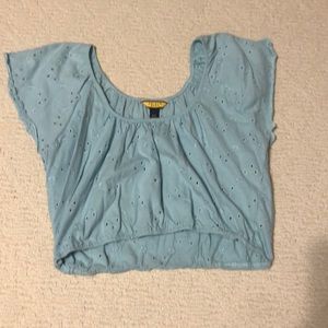 ⭐️Prince and Fox eyelet crop top *final price* ⭐️